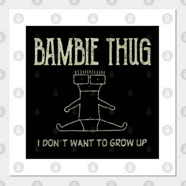 editing design parody of bambie thug Band Posters and Art Prints
